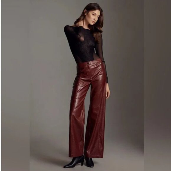 Brand New By Anthropologie Seamed Lace Bodysuit - Picture 3 of 7